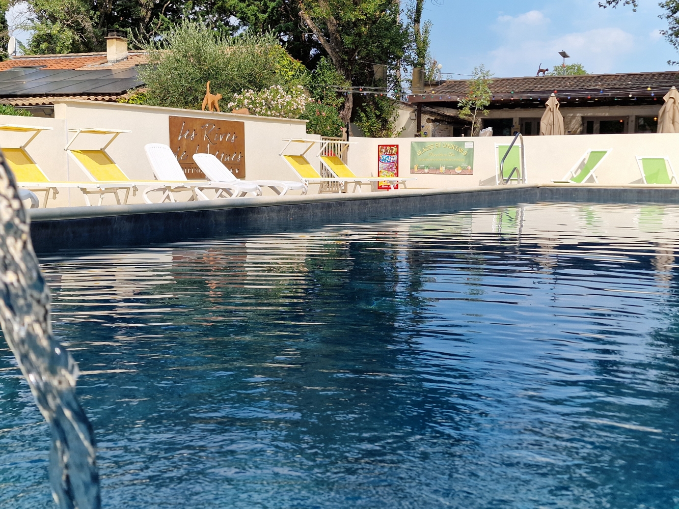 Une piscine chauffée